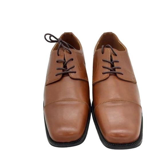 ALFANI NIB MENS SIZE 11 LEATHER PLAIN TOE LACED LEATHER SHOES main image 8